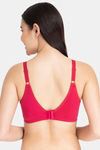 Amante Padded Wired Full Coverage T-Shirt Bra - Persian Red — thumbnail 3